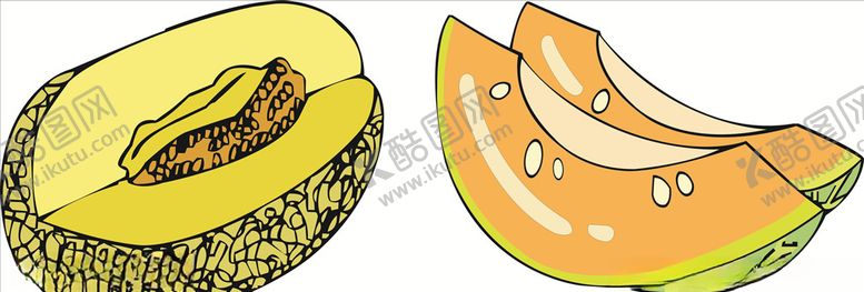 编号：25618810041142502957【酷图网】源文件下载-卡通哈密瓜