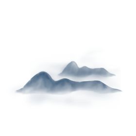水墨山水中国风png