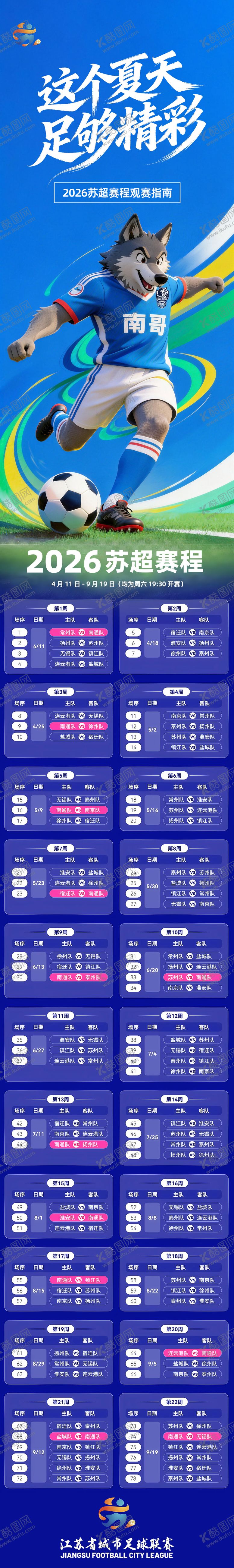 编号：12354704151746344965【酷图网】源文件下载-苏超观赛指南海报长图
