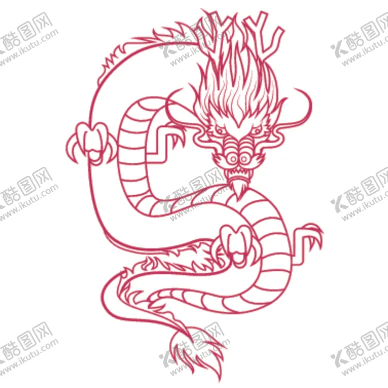 编号：51358806280728105341【酷图网】源文件下载-龙形象设计图案