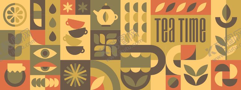 编号：48449104072023471382【酷图网】源文件下载-复古几何图案