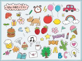 可爱卡通图案贴纸集合