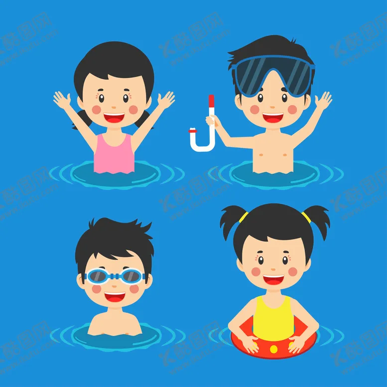 编号：46098709200253450256【酷图网】源文件下载-游泳人物