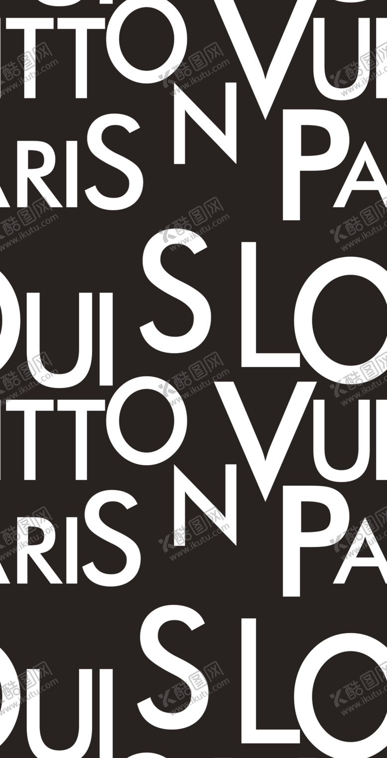 编号：27900309250005088185【酷图网】源文件下载-大牌花型大牌底纹字母