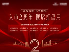 房地产盛典促销海报