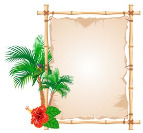 夏日素材海报元素