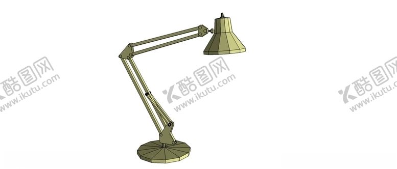 编号：76111906190023116732【酷图网】源文件下载-台灯skp模型