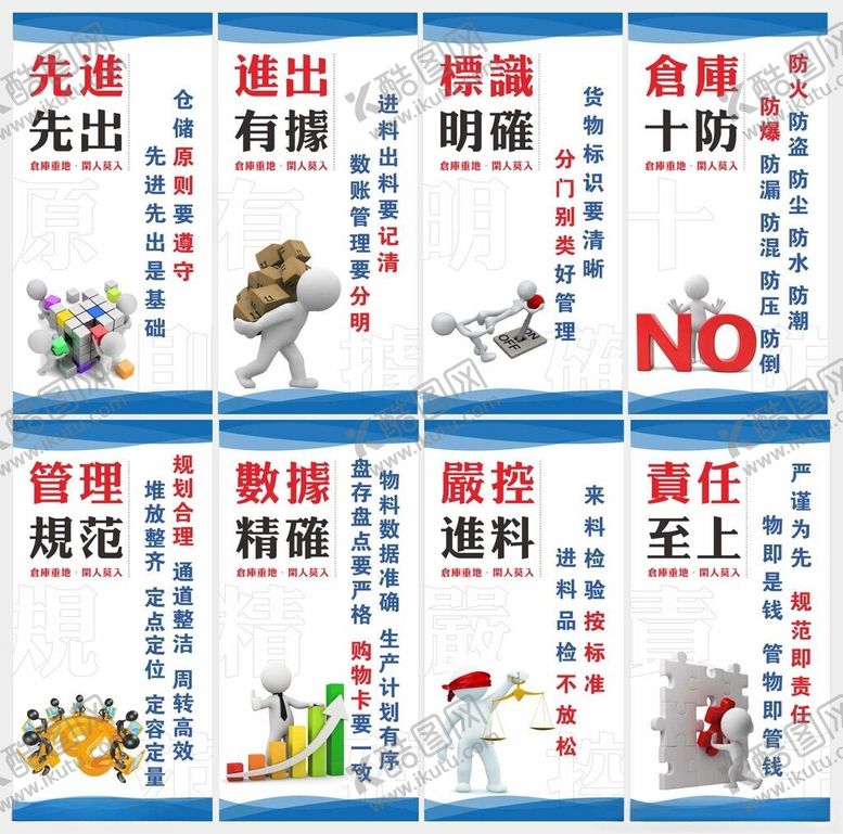 编号：72723404012332346187【酷图网】源文件下载-仓储管理制度宣传展板海报