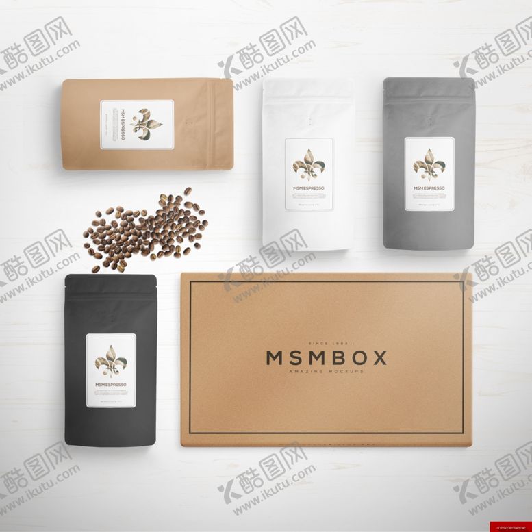 编号：70410605161626587144【酷图网】源文件下载-咖啡自封包装样机