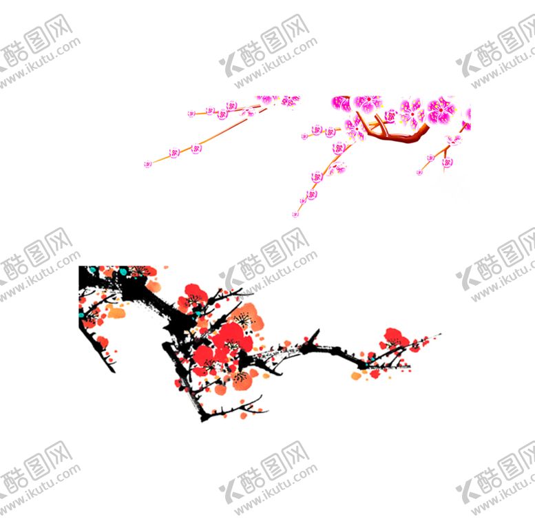 编号：15593809280816241961【酷图网】源文件下载-梅花国画