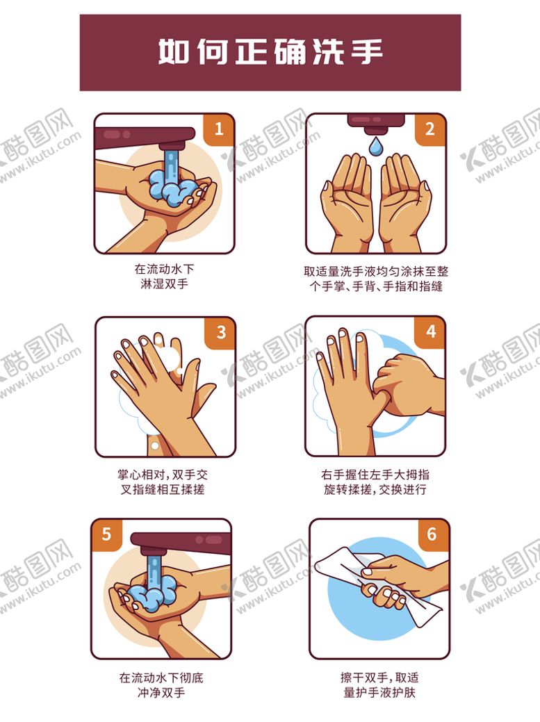 编号：94265009161516197310【酷图网】源文件下载-正确洗手