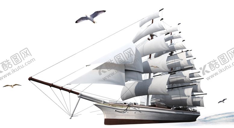 编号：85582209202209279464【酷图网】源文件下载-帆船船只企业文化合成海报素材