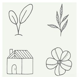 手绘植物