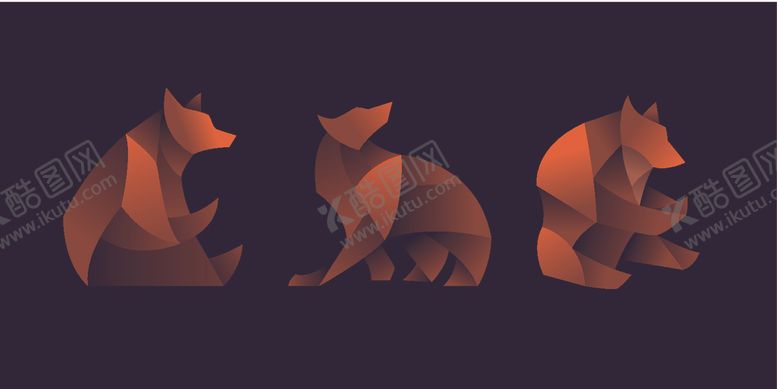 编号：22291910141814492449【酷图网】源文件下载-抽象动物插画