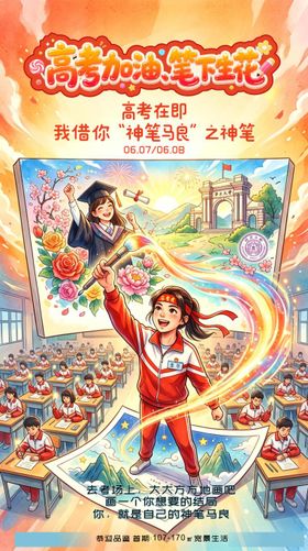 高考毕业季造势海报