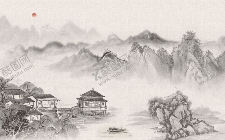 编号：75059510280055588988【酷图网】源文件下载-山水画