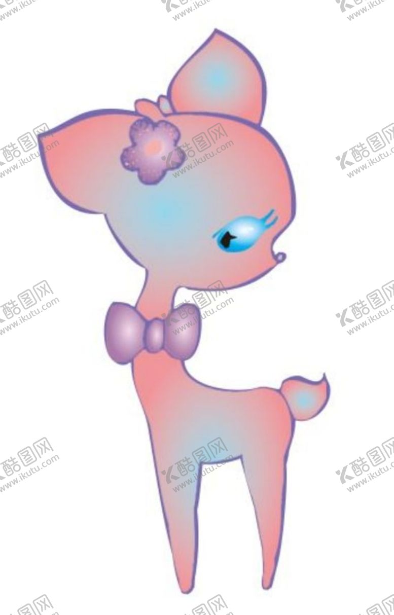 编号：68886901150237138129【酷图网】源文件下载-卡通小鹿