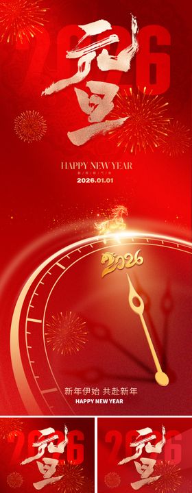 2026元旦新年海报