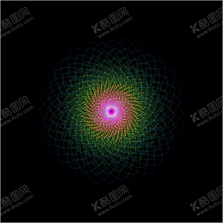 编号：63145710181443329129【酷图网】源文件下载-炫光花朵