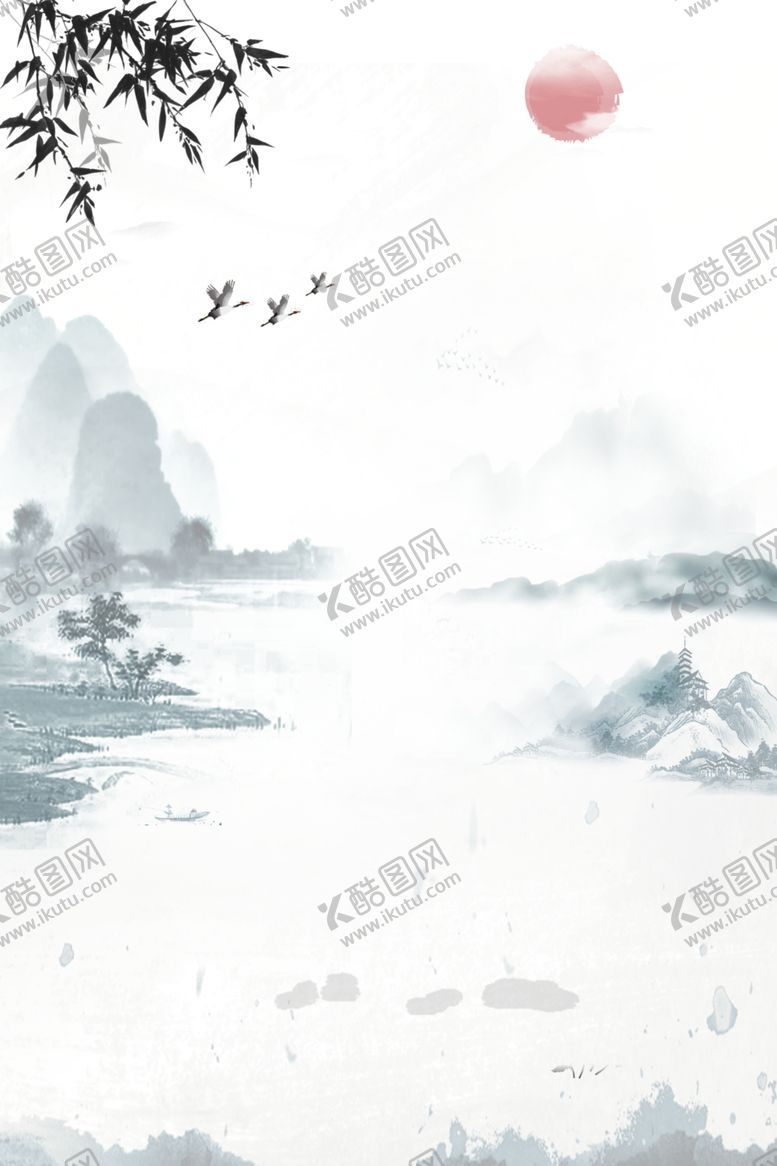 编号：70255702061257125506【酷图网】源文件下载-中国风背景海报