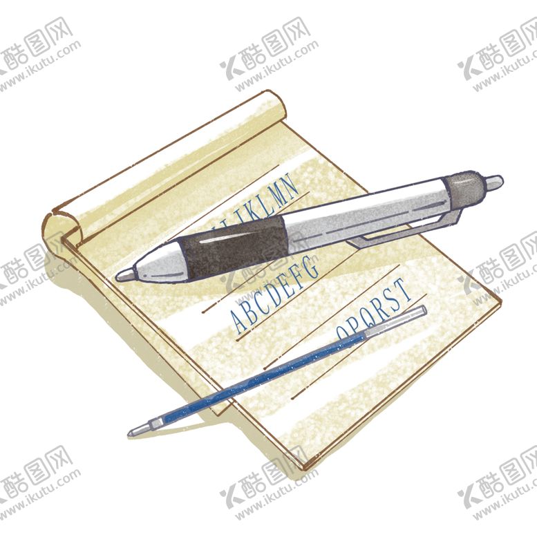 编号：17905307122011154964【酷图网】源文件下载-线稿素材文字文具小物品