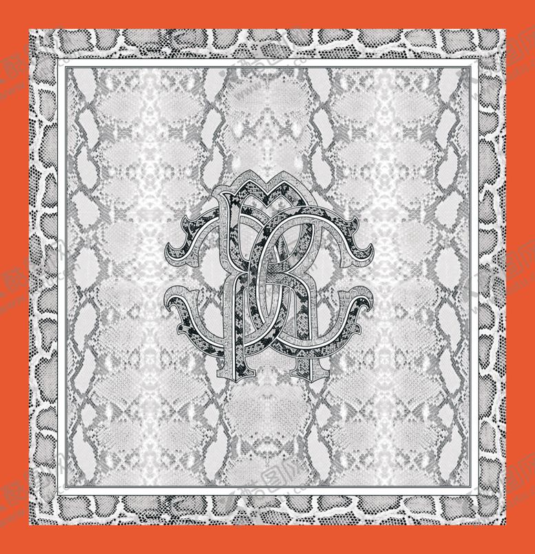 编号：88509909111802146939【酷图网】源文件下载-大牌方巾数码印花