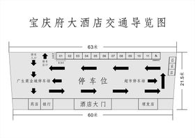 车位平面图图片