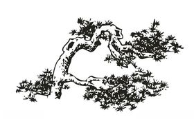 矢量松树
