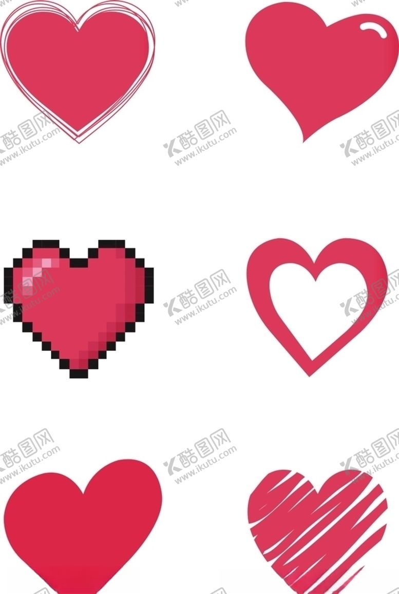 编号：69904310040100311619【酷图网】源文件下载-心形