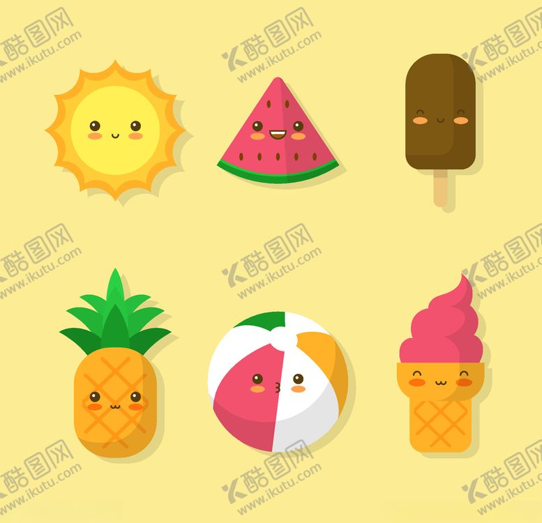 编号：39222909141645464795【酷图网】源文件下载-可爱食物