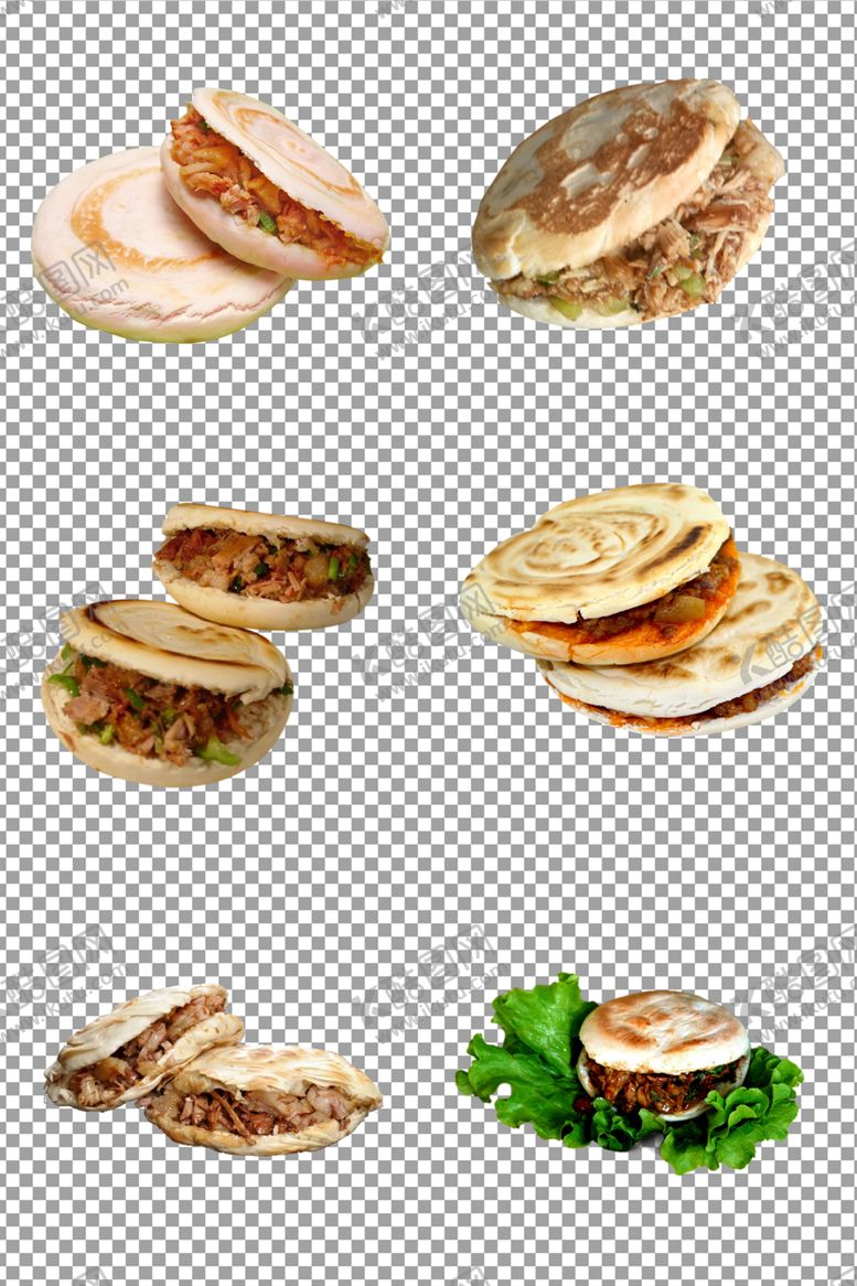 编号：13201509191543594749【酷图网】源文件下载-正宗白吉馍夹肉