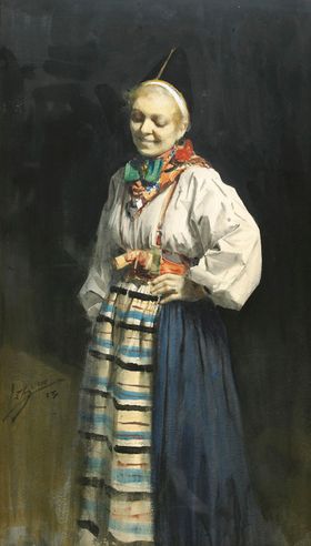 人物形象装饰油画