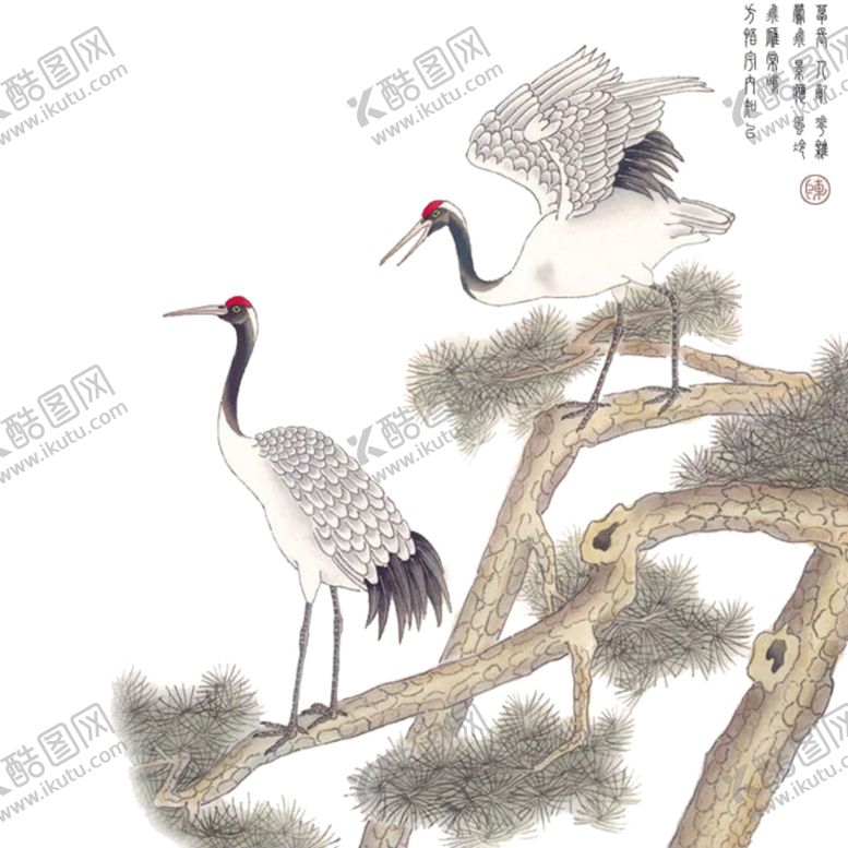 编号：89704906182023036944【酷图网】源文件下载-仙鹤