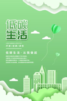 低碳生活海报