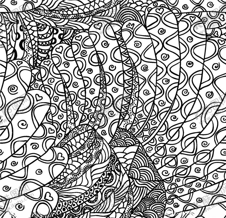 编号：33033010282231544803【酷图网】源文件下载-创意花纹图案背景