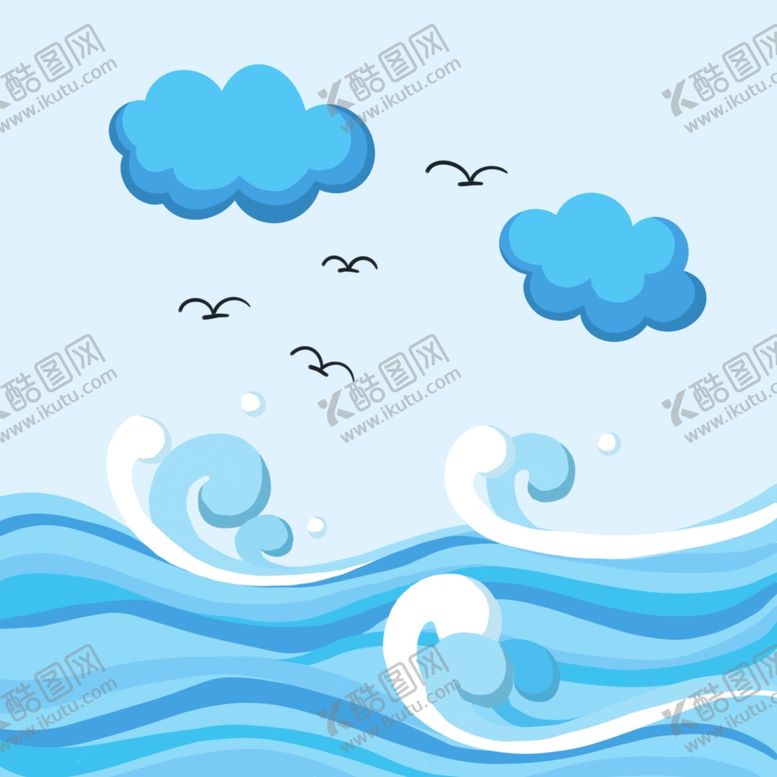 编号：55093801171042048846【酷图网】源文件下载-海浪中的海洋
