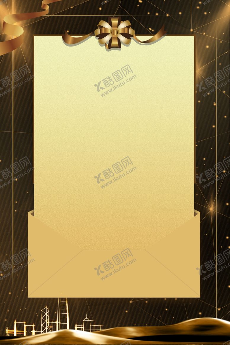 编号：46918109281358401014【酷图网】源文件下载-金色邀请函背景