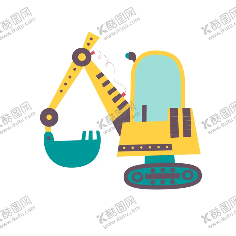 编号：13771307020150589347【酷图网】源文件下载-挖掘机