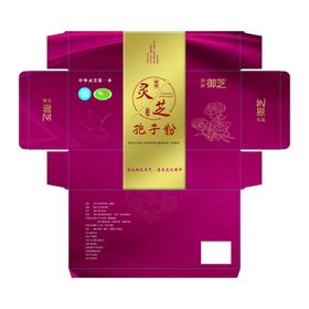 灵芝孢子粉包装仙鹤