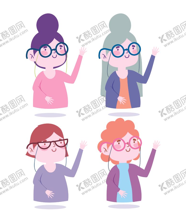 编号：31921109192034368195【酷图网】源文件下载-手绘可爱女生