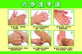 六步洗手法