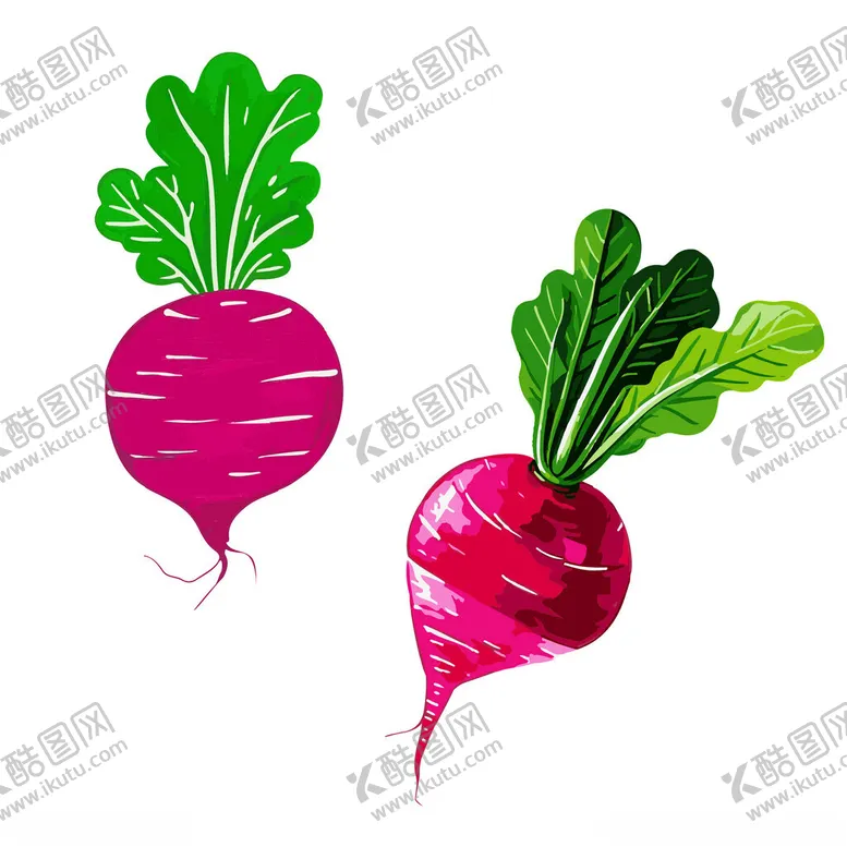编号：39154002181503263340【酷图网】源文件下载-手绘矢量萝卜素材