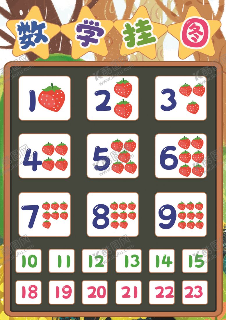 编号：78568609302229161207【酷图网】源文件下载-幼儿识字挂图