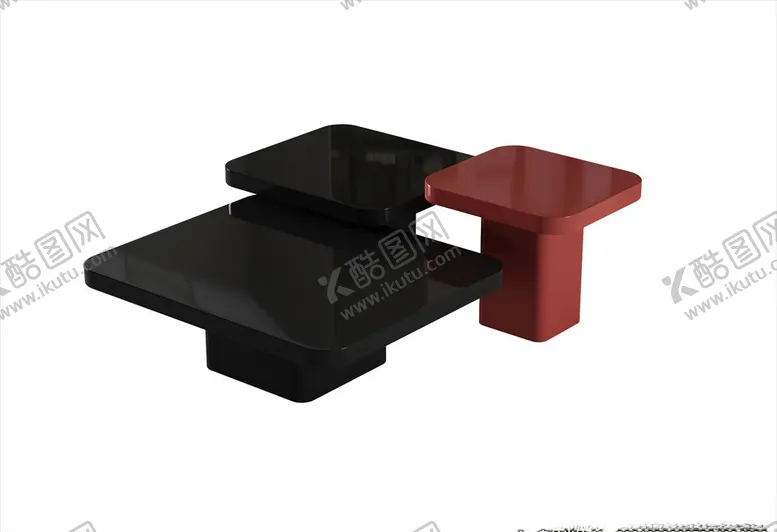 编号：35404803132352233931【酷图网】源文件下载-3D茶几模型客厅茶几家具