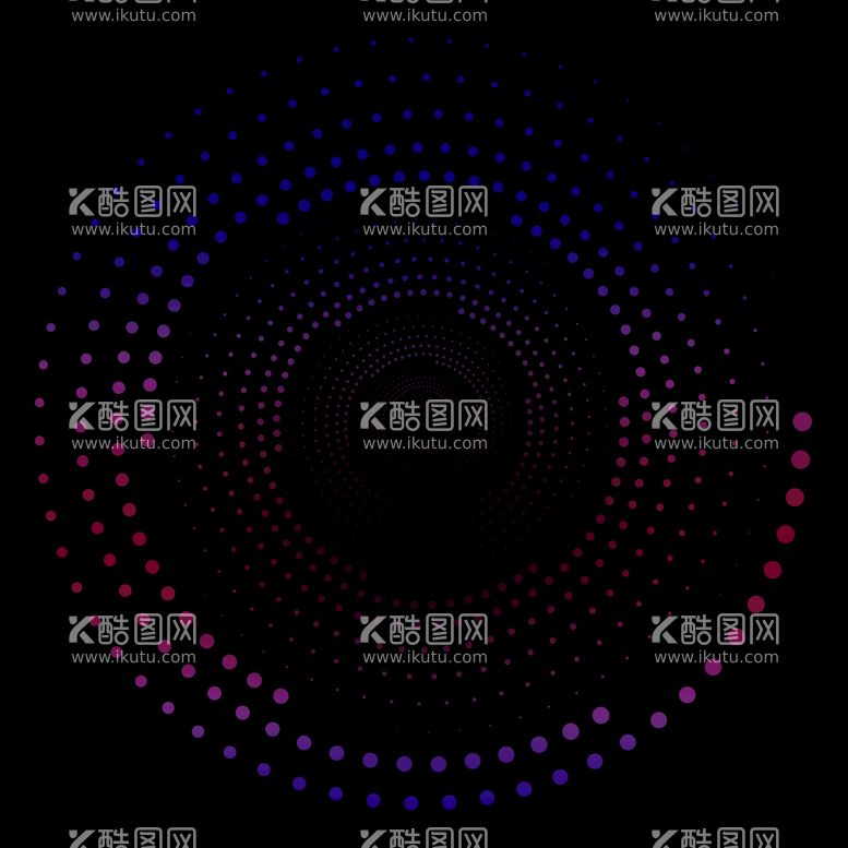 编号：74512010031242168570【酷图网】源文件下载-渐变粒子圆形