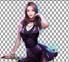 卡通美女
