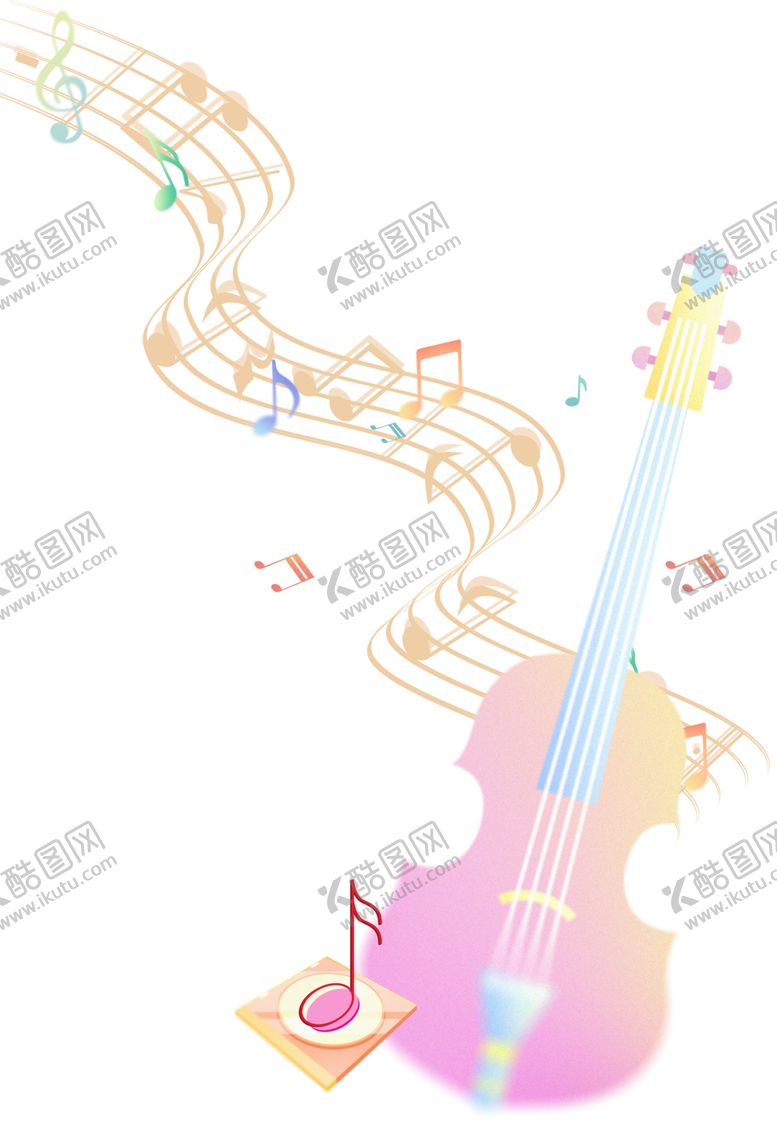 编号：73945404131139176496【酷图网】源文件下载-小提琴音符免扣