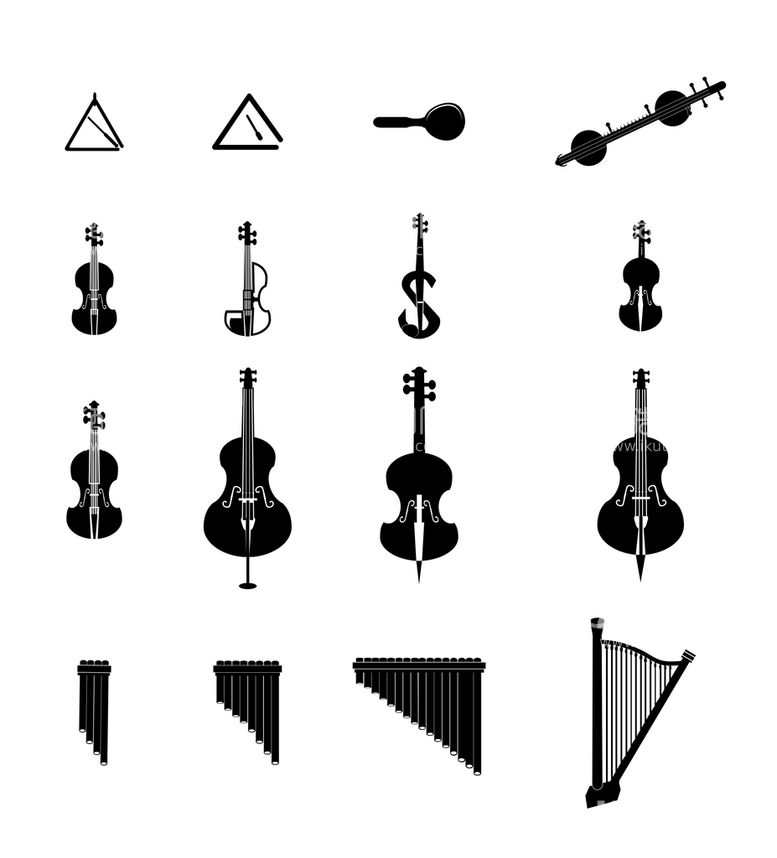 编号：37964712301745156317【酷图网】源文件下载-乐器矢量图