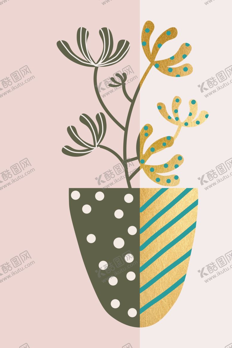 编号：73568901191104231973【酷图网】源文件下载-植物花草装饰挂画