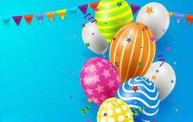 气球背景图片